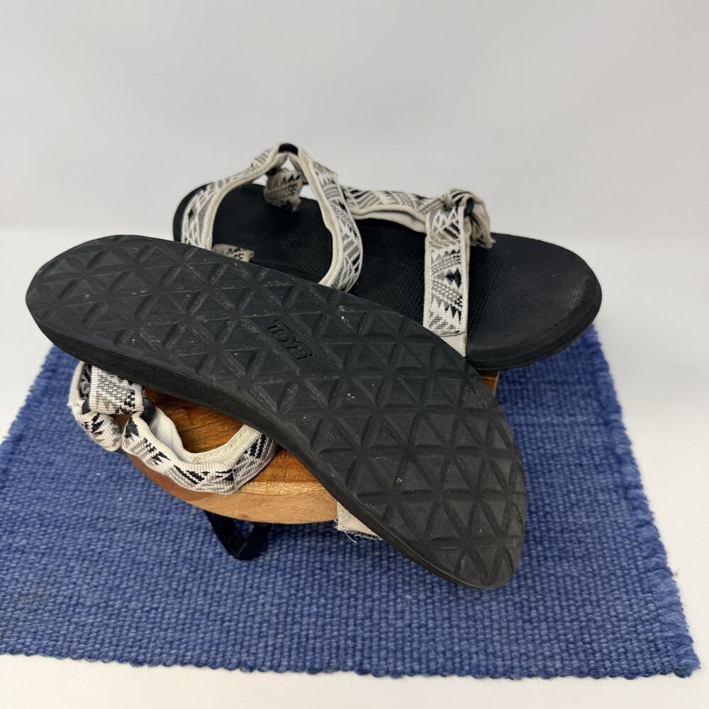 Teva Original Universal Sandals Tan Aztec Open Toe Hook And Loop Strap Size 9 - Picture 2 of 4